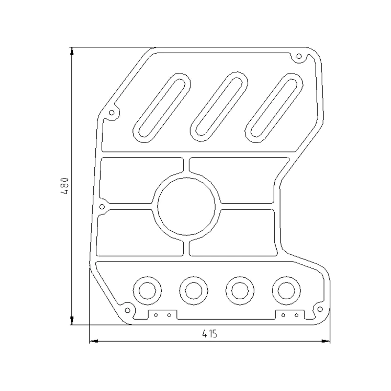 Rack di stoccaggio per tubi dell'acqua per camion dei pompieri